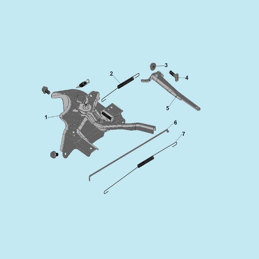 Рычаг регулировки оборотов Champion GP100E